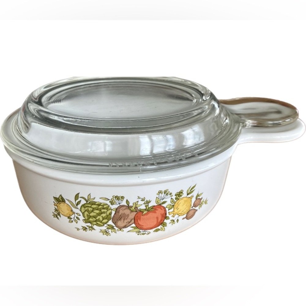 CORNING WARE Spice of Life Grab It Casserole 550 ml P150B Glass Lid Covered